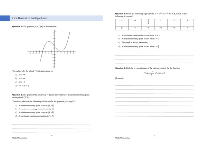 Year 12 Differentiation Workbooks Set