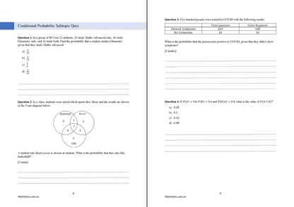 Year 11 Probability & Statistical Analysis Workbooks Set