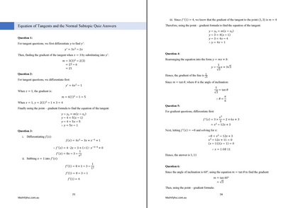 Year 11 Differentiation Workbooks Set