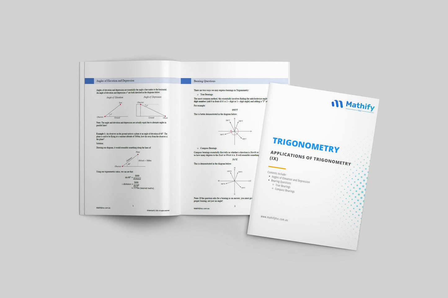 Year 11 Trigonometry Workbooks Set