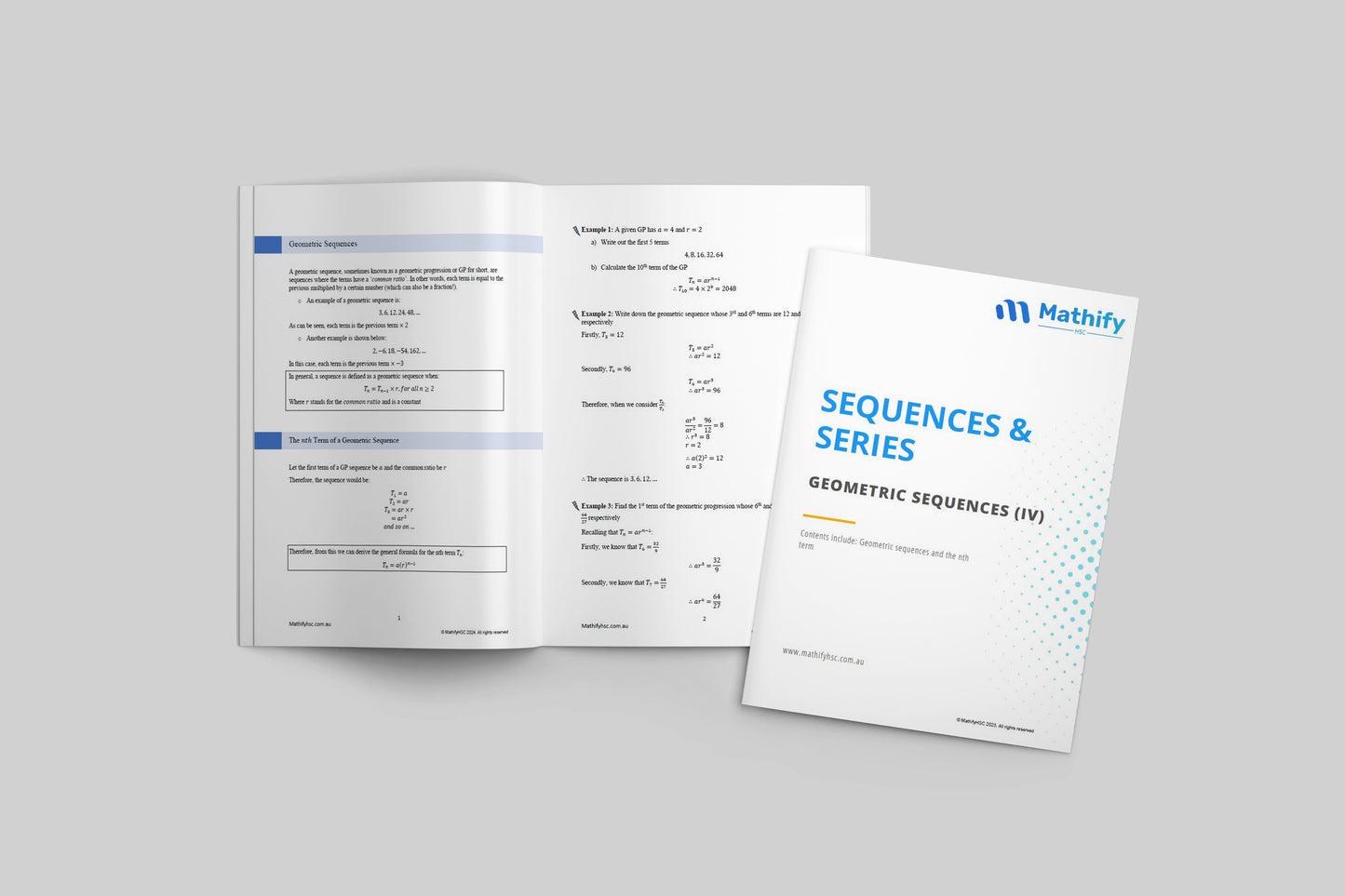 Sequences and Series Workbooks Set