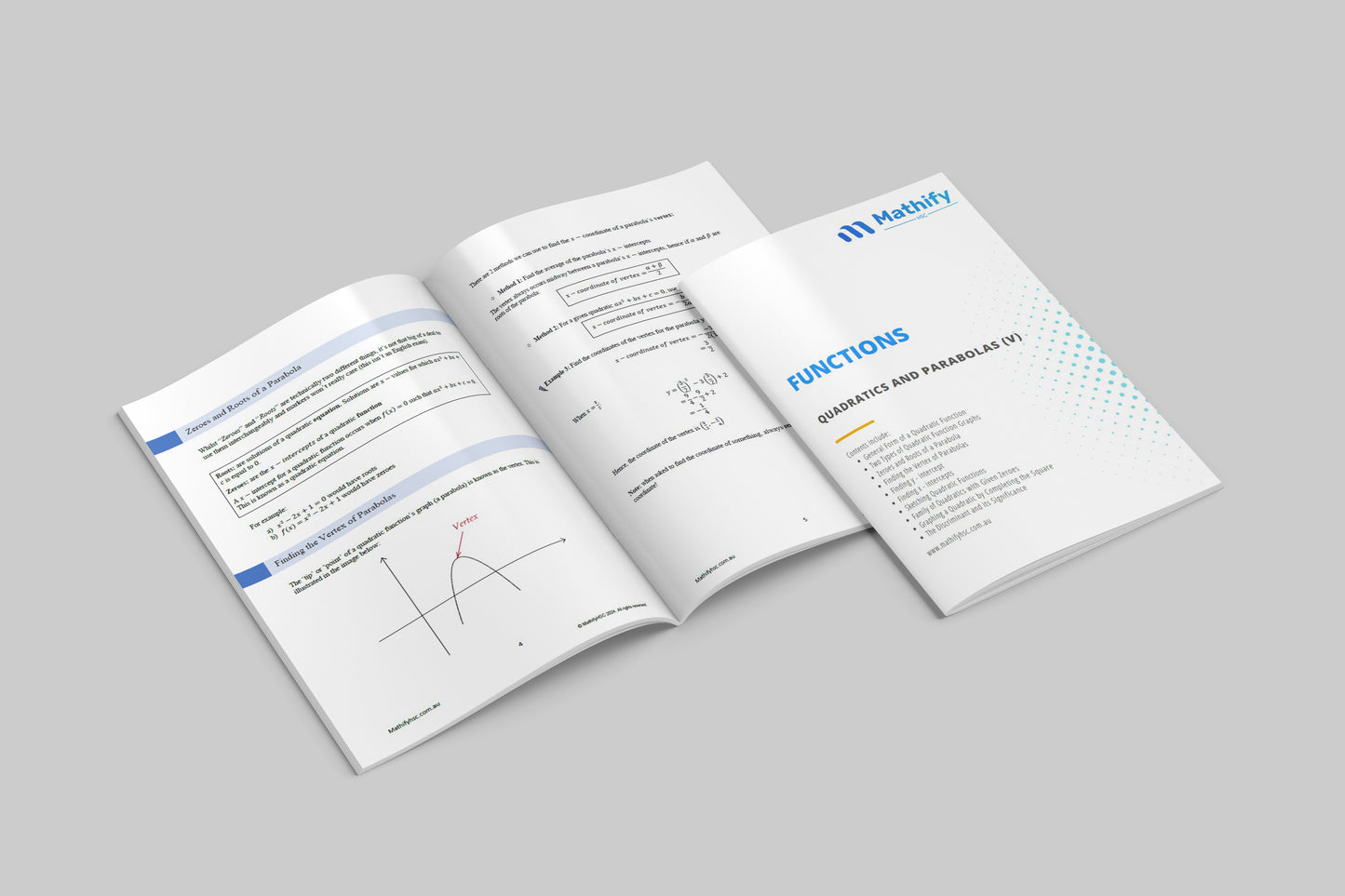 Year 11 Functions Workbooks Set