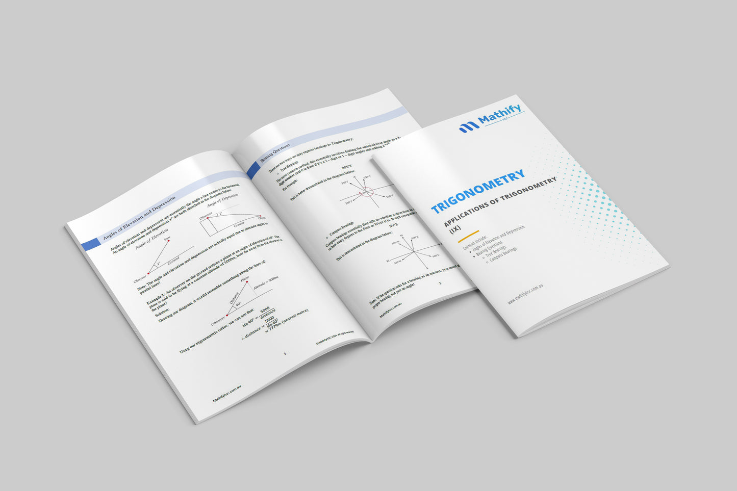 Year 11 Trigonometry Workbooks Set