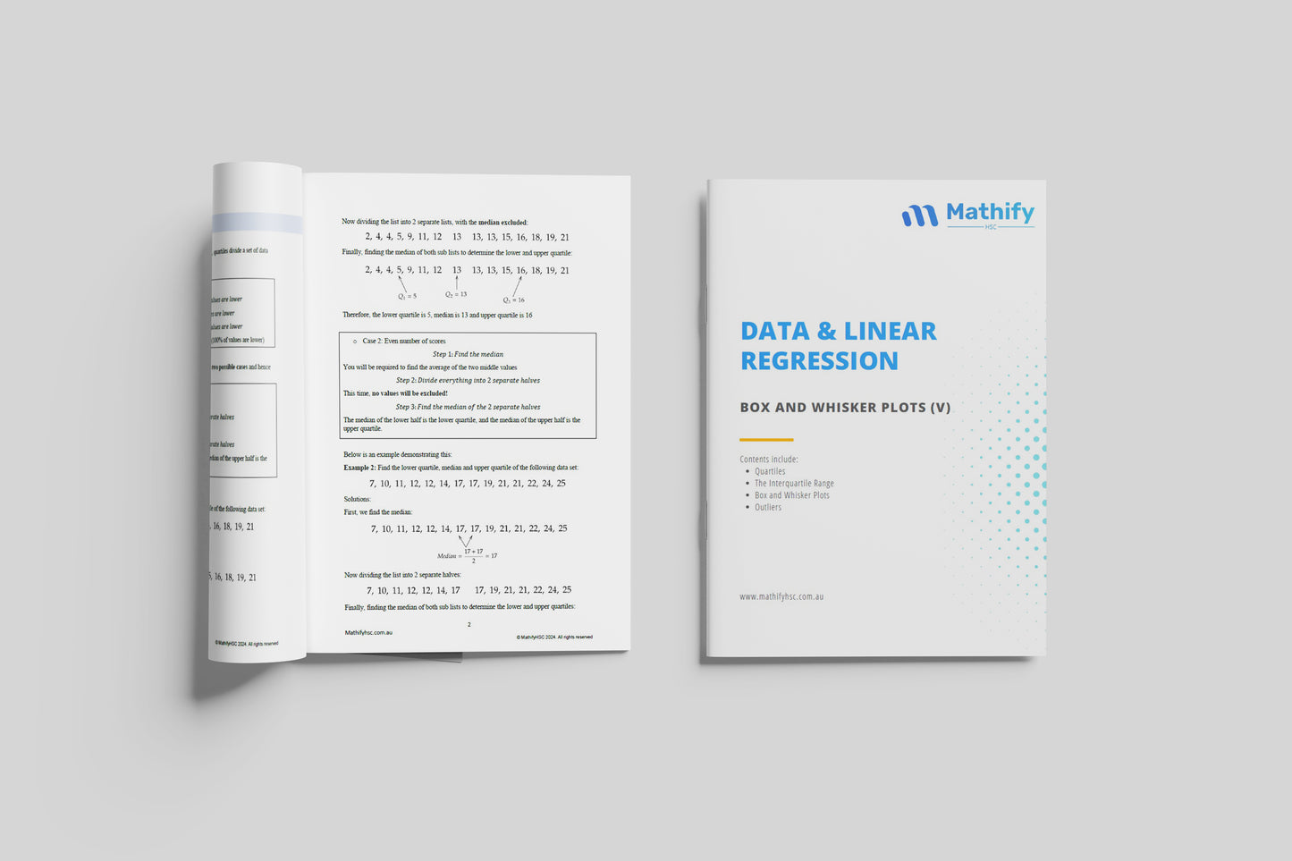 Data & Linear Regression Workbooks Set