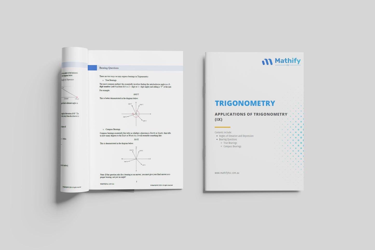 Year 11 Trigonometry Workbooks Set