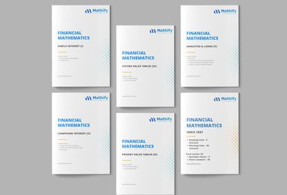 Financial Mathematics Workbooks Set